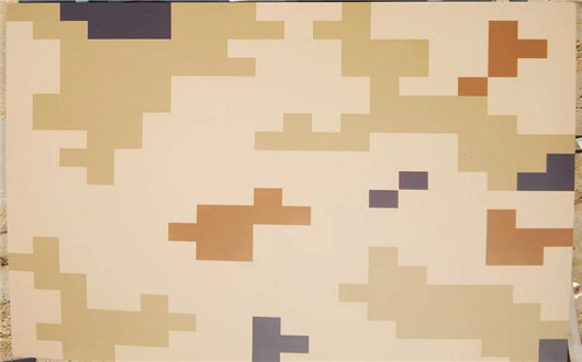 西城荒漠迷彩漆喷涂